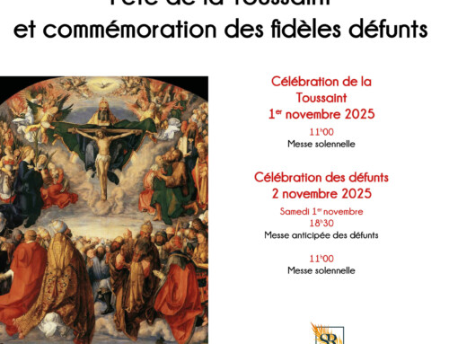Célébrations de la Toussaint et Défunts