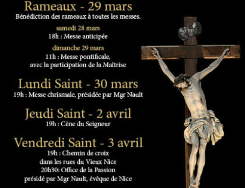 Semaine Sainte et Pâques 2026