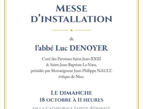 Messe installation de l&rsquo;abbé Luc Denoyer